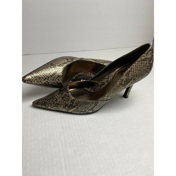 Rampage Pointed Toe Heels Shoes Stiletto Pumps Bro - Picture 7 of 10